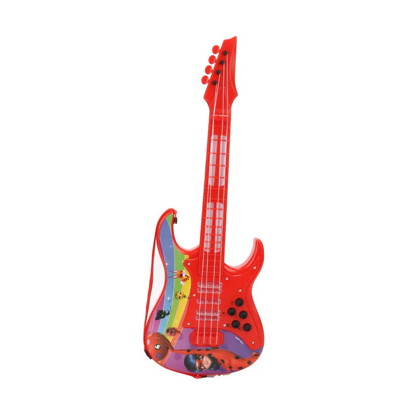 Guitarra Elétrica Musical Miraculous Ladybug com Luz e Som Multikids - BR1606